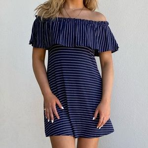 Off the Shoulder Swing Dress - Never Worn
